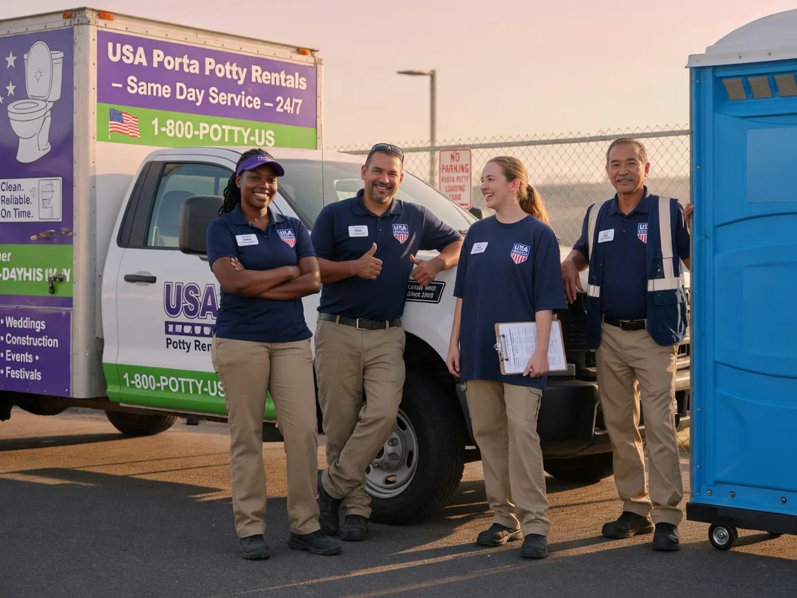 Porta Potty Rental company in Riverton, IL