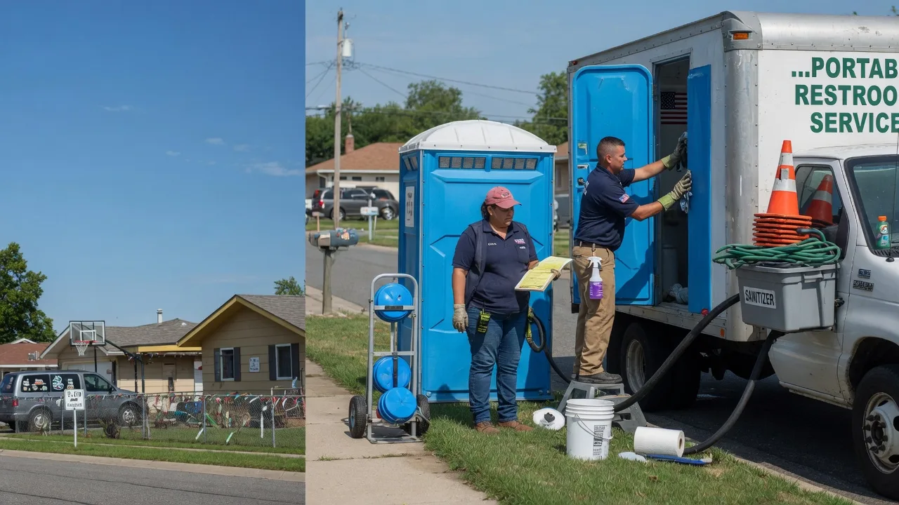 Portable Toilet Rental in Riverton, IL near me
